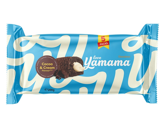 Boîte de 5 cakes fourrés à la crème et au cacao Yamama 40G GANDOUR