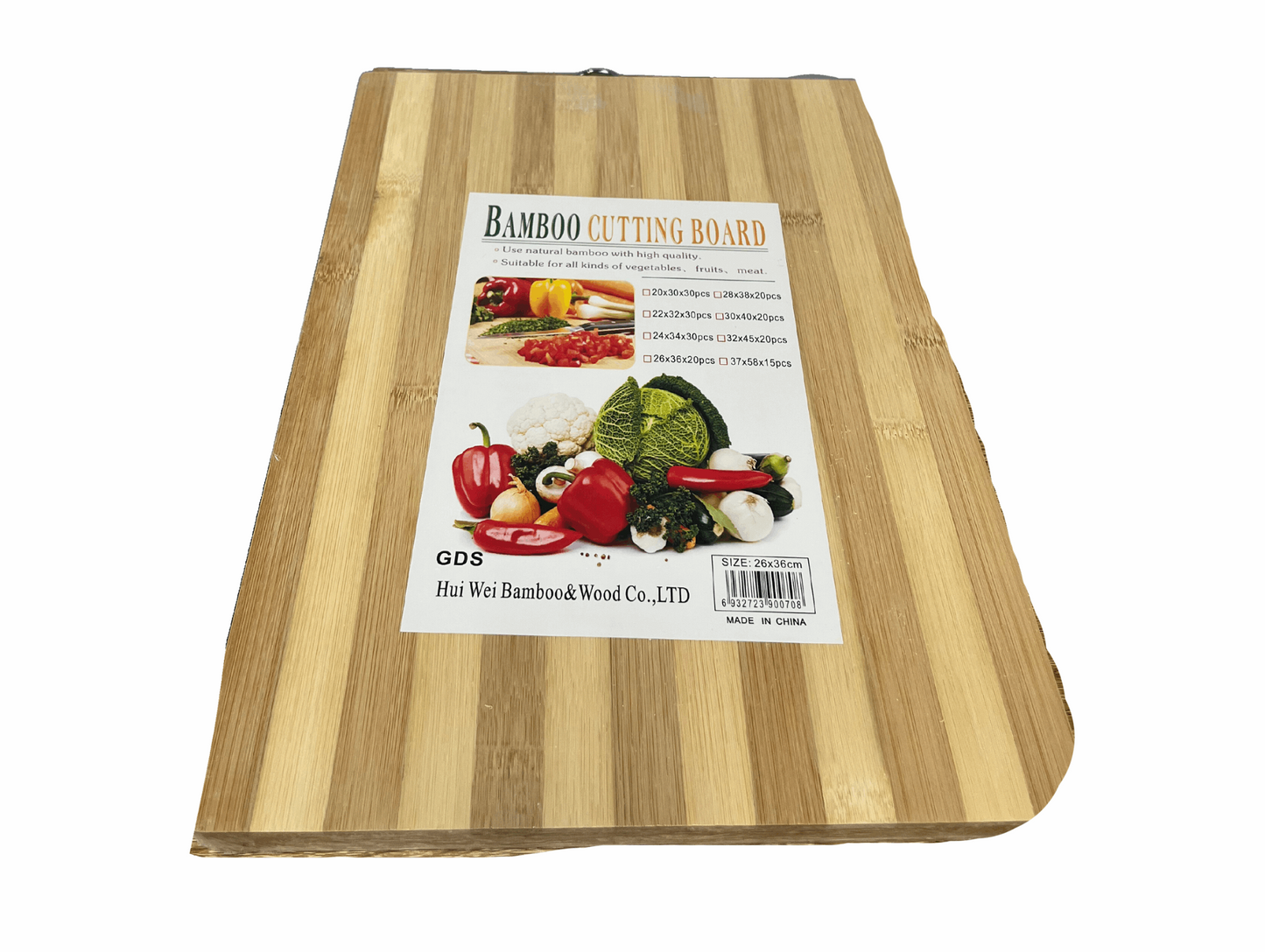 Planche à découpé en bois bicolore
