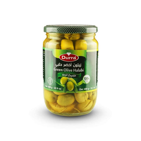 Olives vertes Halabi 650G DURRA