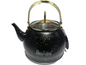 Théière prestige en inox gonflé marbré noir et doré - Collection LM19-3