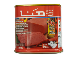 Mortadelle de boeuf épicé halal 340G HANA