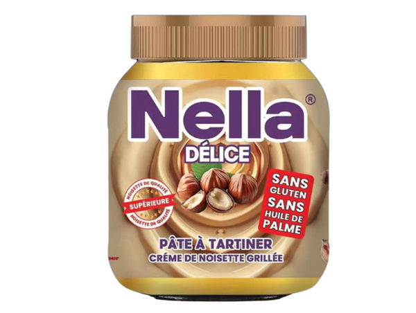 Lot de 6 boîtes de pâte à tartiner aux noisettes 700G - NELLA DELICE