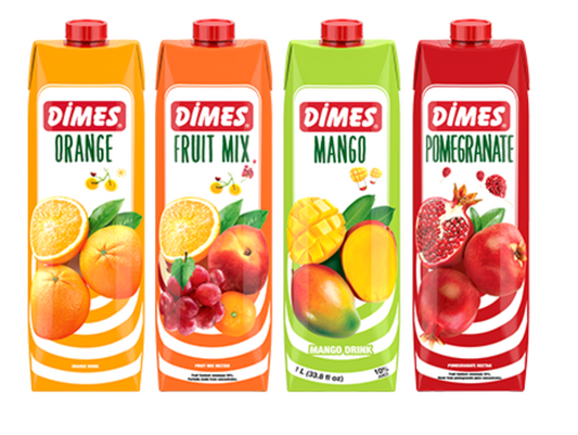 Lot de 6 jus x1L DIMES