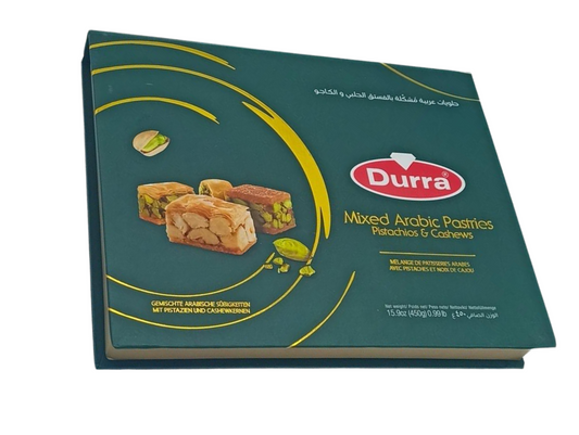 Assortiments de baklavas à la pistache et au noix de cajou 450G DURRA