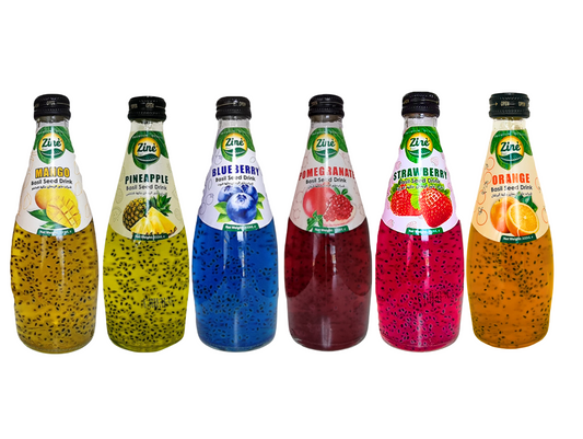 Boisson aux graines de basiliques 300ML x 6 ZINE