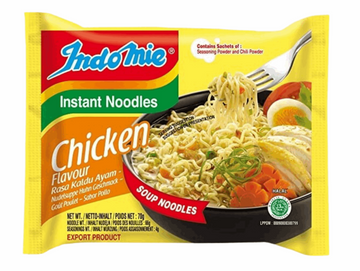 Lot de 40 sachets de nouilles instantanées au poulet (halal) - INDOMIE