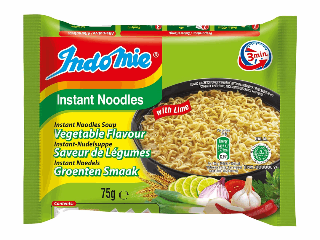 Nouilles instantanées saveur végétal 70Gr x25 INDOMIE