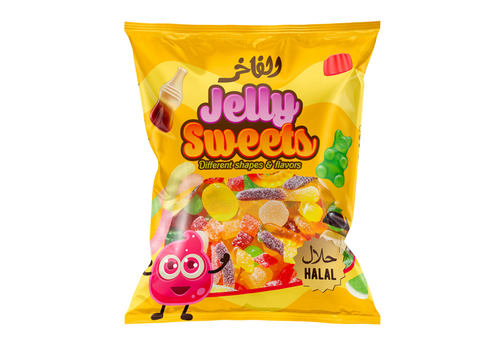 Bonbons à la gelée halal (jaune ) 85G AL FAKHR