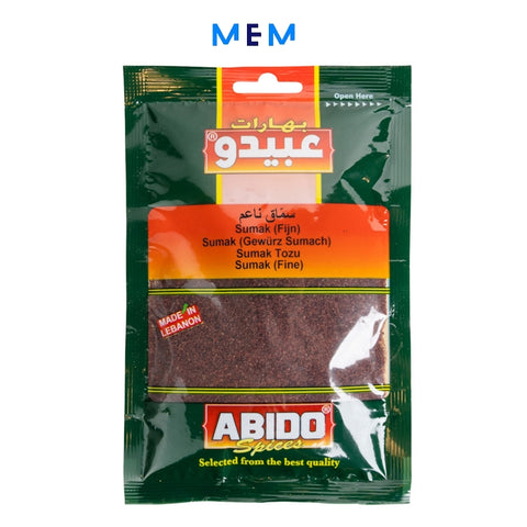 Sumac moulu 50 gr ABIDO