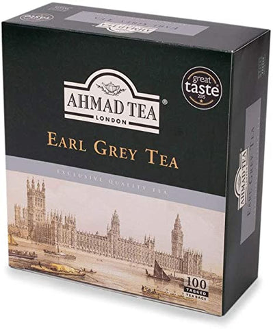 Thé earl grey AHMAD TEA 100 sachets