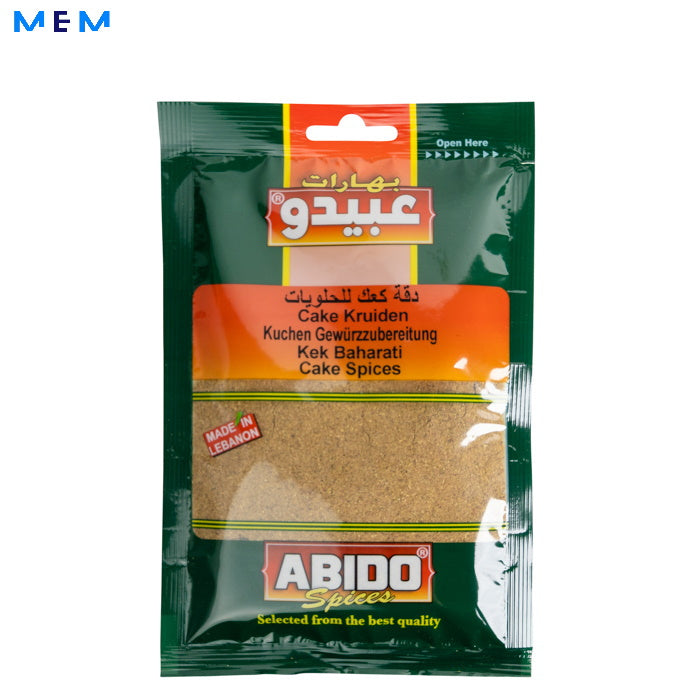 Epices spécial cake 50 gr ABIDO