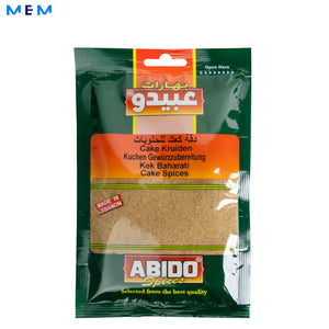 Epices spécial cake 50 gr ABIDO