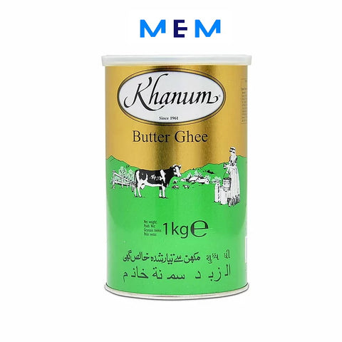Beurre de vache clarifié (samneh) KHANUM 1 kg