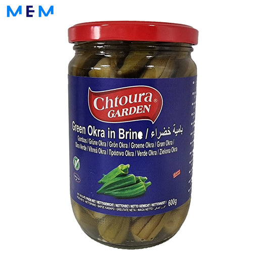Bamya (gombos) en bocal 600 gr CHTOURA GARDEN