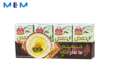 Houmous prêt à consommer 4x135gr KASIH