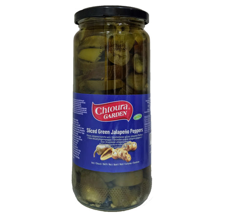 Piments jalapenos en bocal 480 gr CHTOURA GARDEN