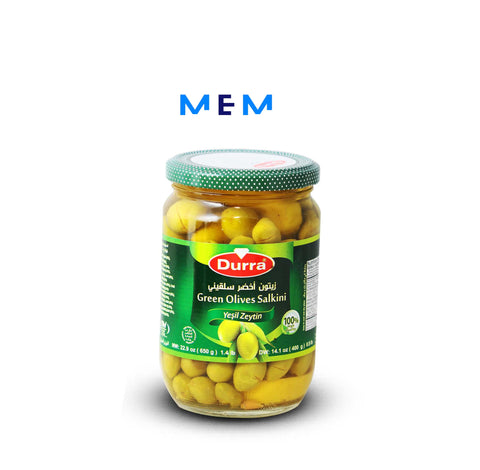 Olives vertes salkini 650 gr DURRA