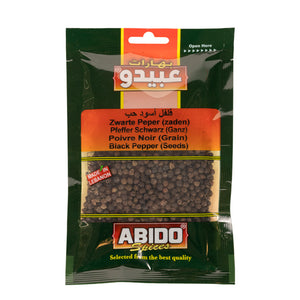 Poivre noir en grains 50 gr ABIDO