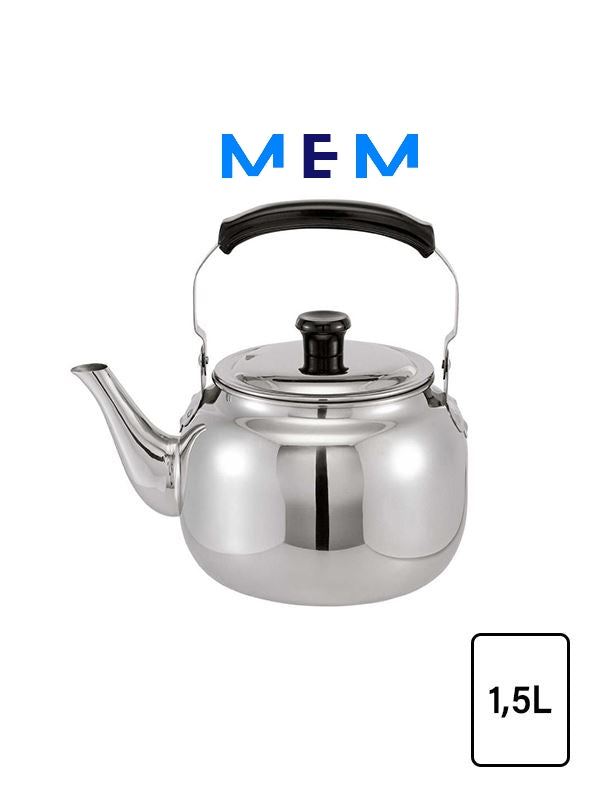 Théière en acier inoxydable capacité 1,5 litre