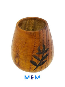 Pot à mate en bois pour Maté