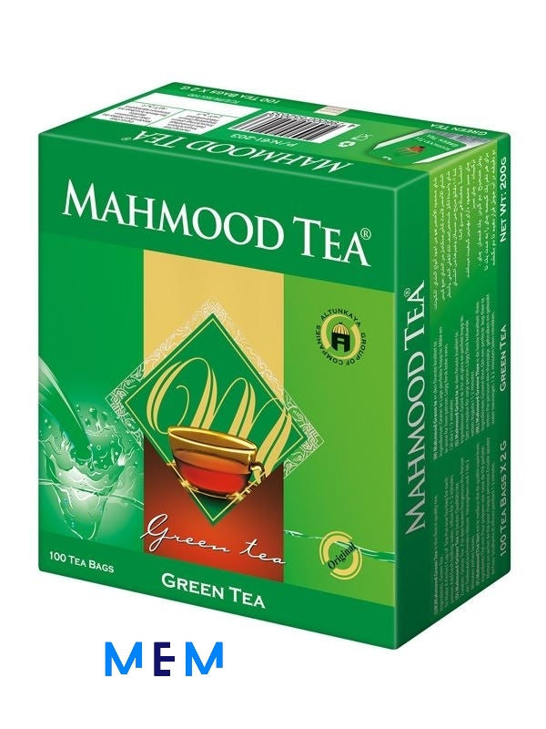 100 sachets de thé vert MAHMOOD TEA