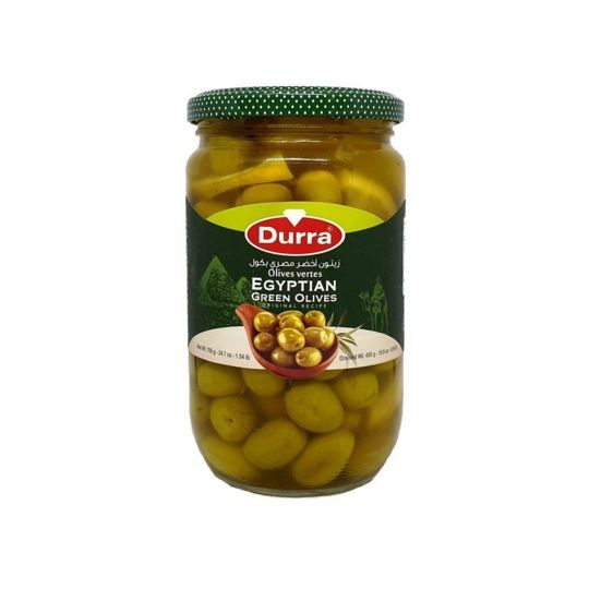 Olives vertes d'Egypte 720 gr DURRA