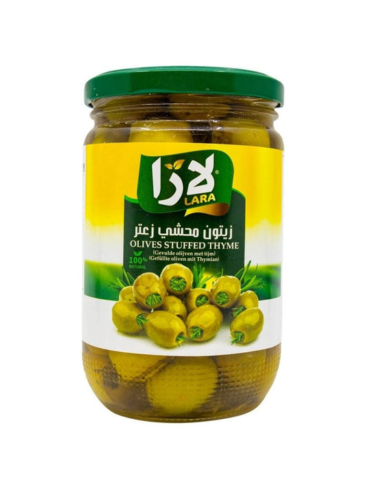 Olives fourré au thym 375G LARA