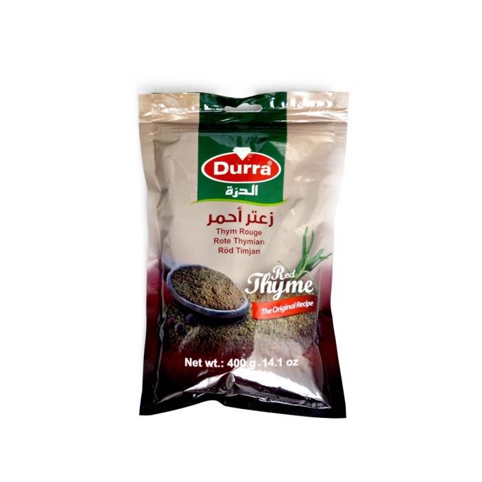 Zaatar rouge (thym) Durra 400 gr